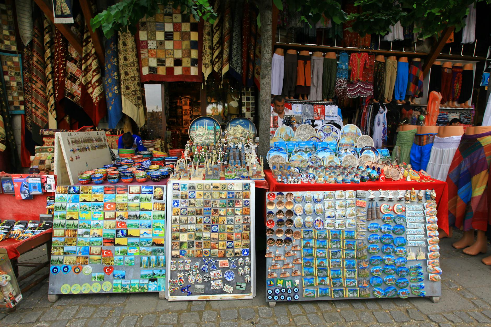 Dublin market stalls