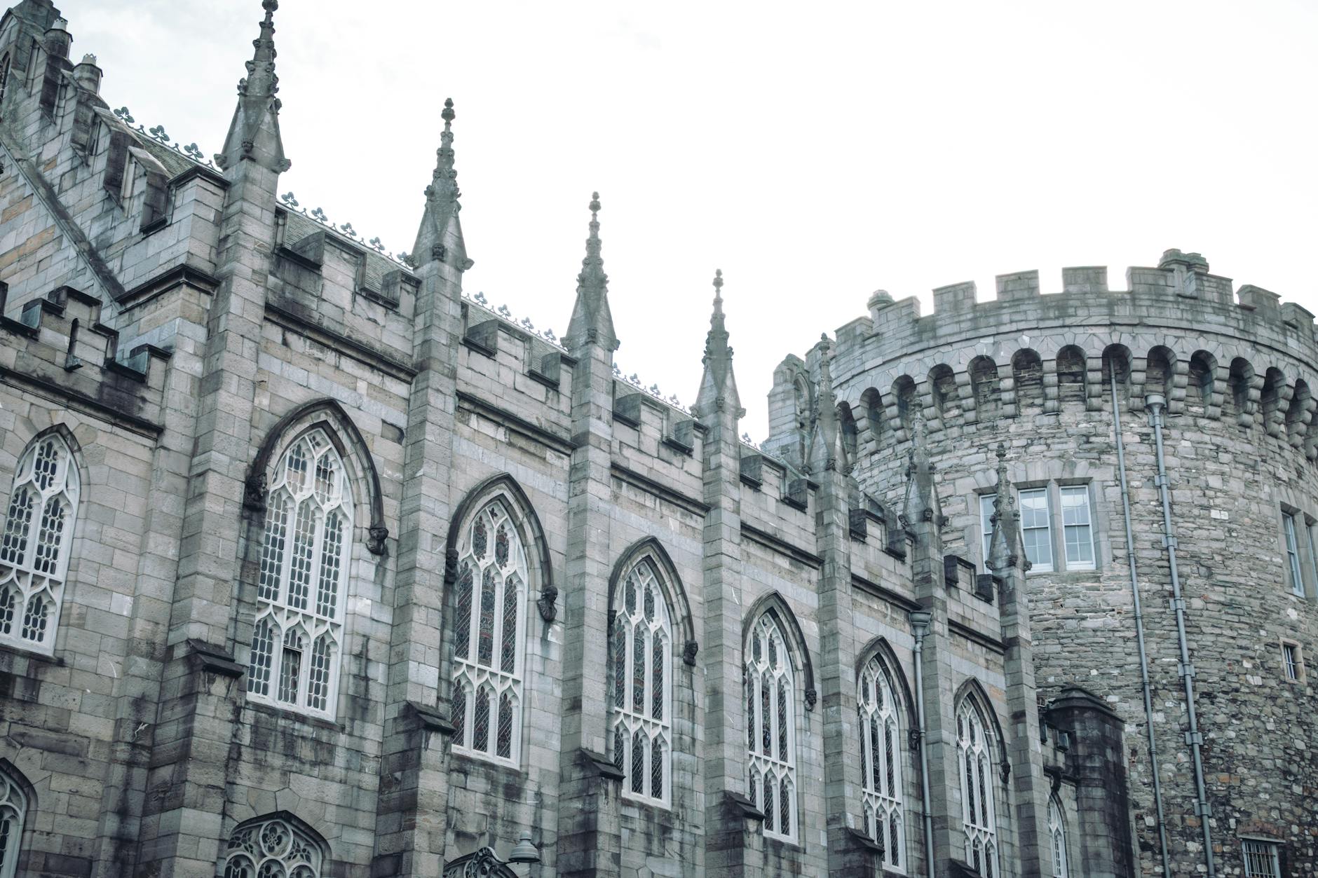 Dublin Castle historic exterior and grounds