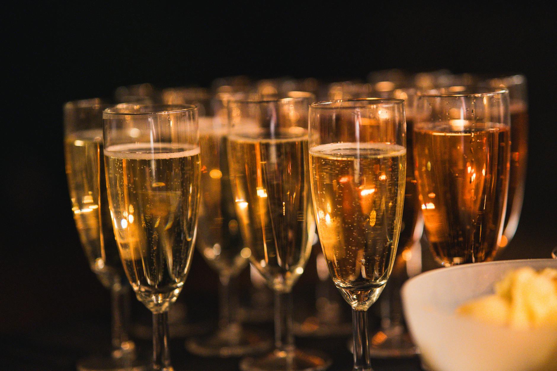 Champagne toast celebration