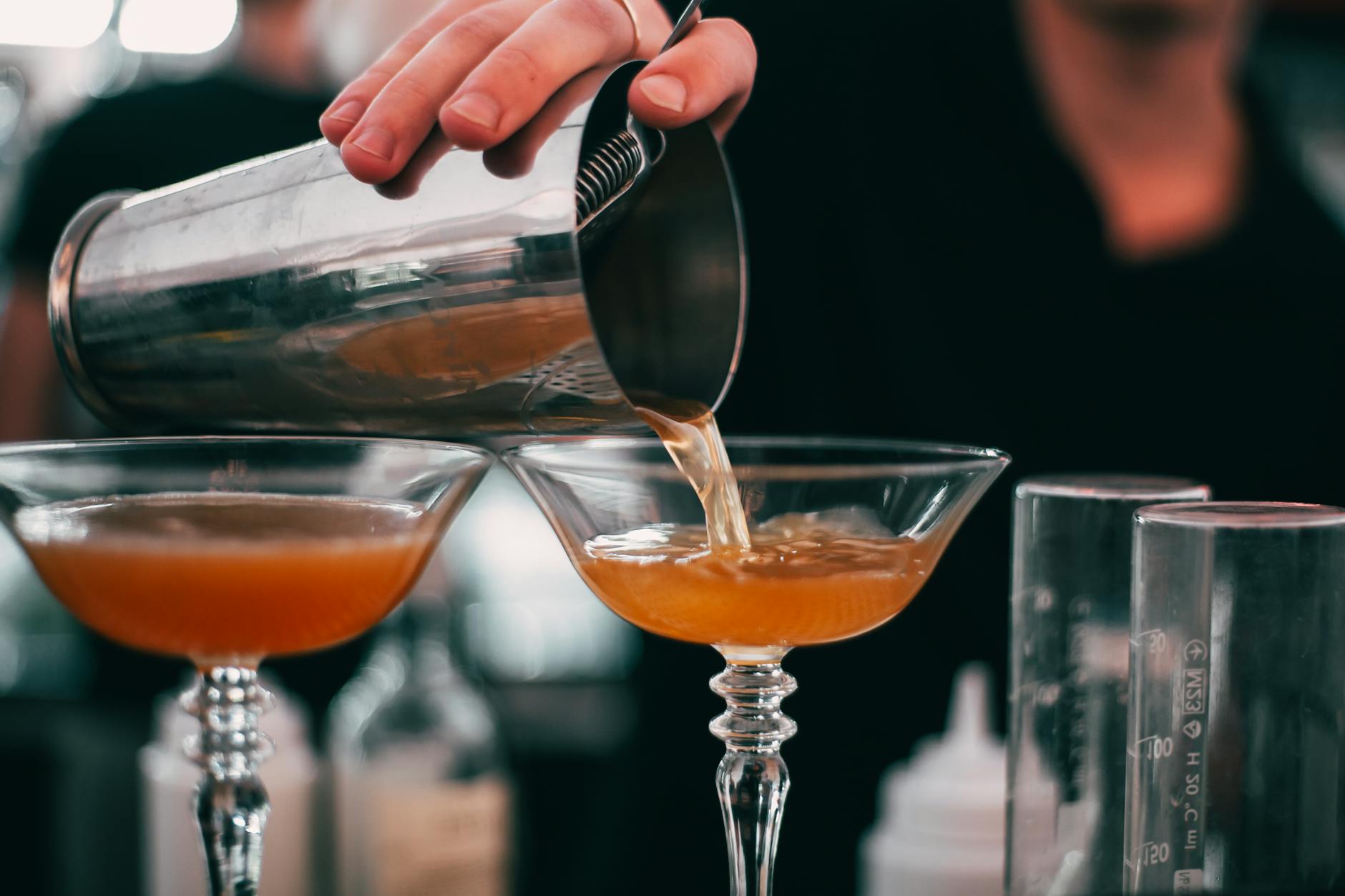 Craft cocktails at a Dublin cocktail bar