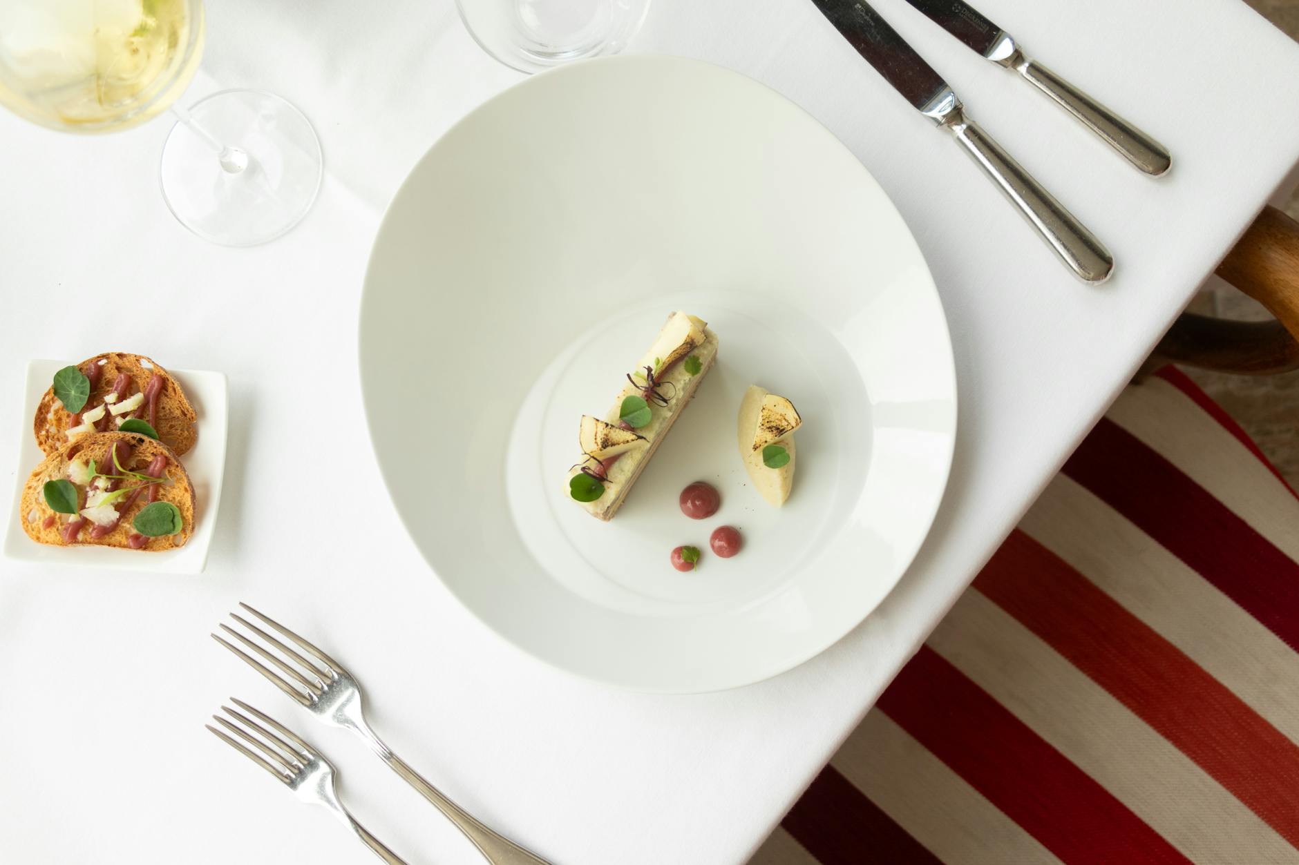 Michelin star restaurant plating