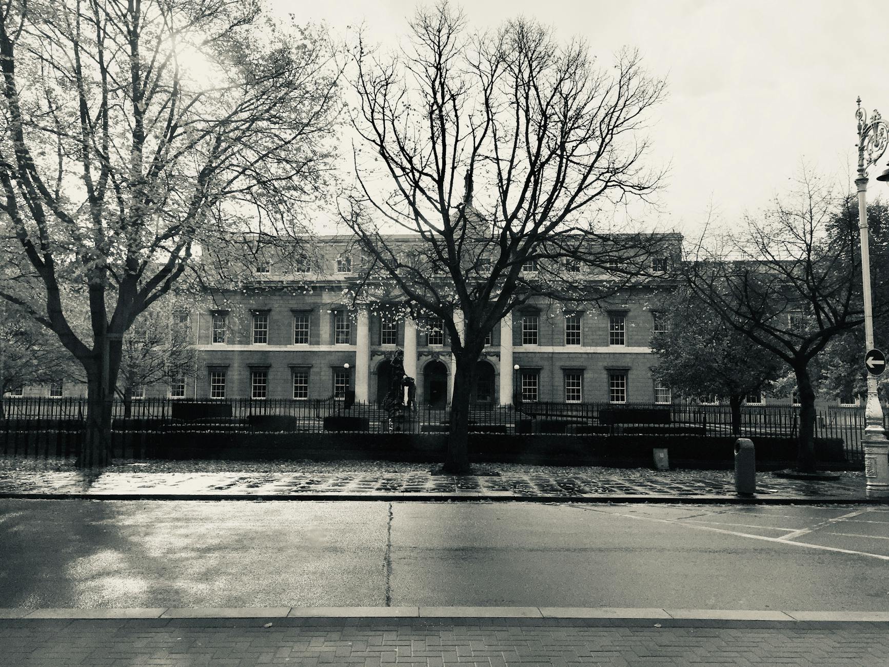 Merrion Square Georgian architecture in Dublin