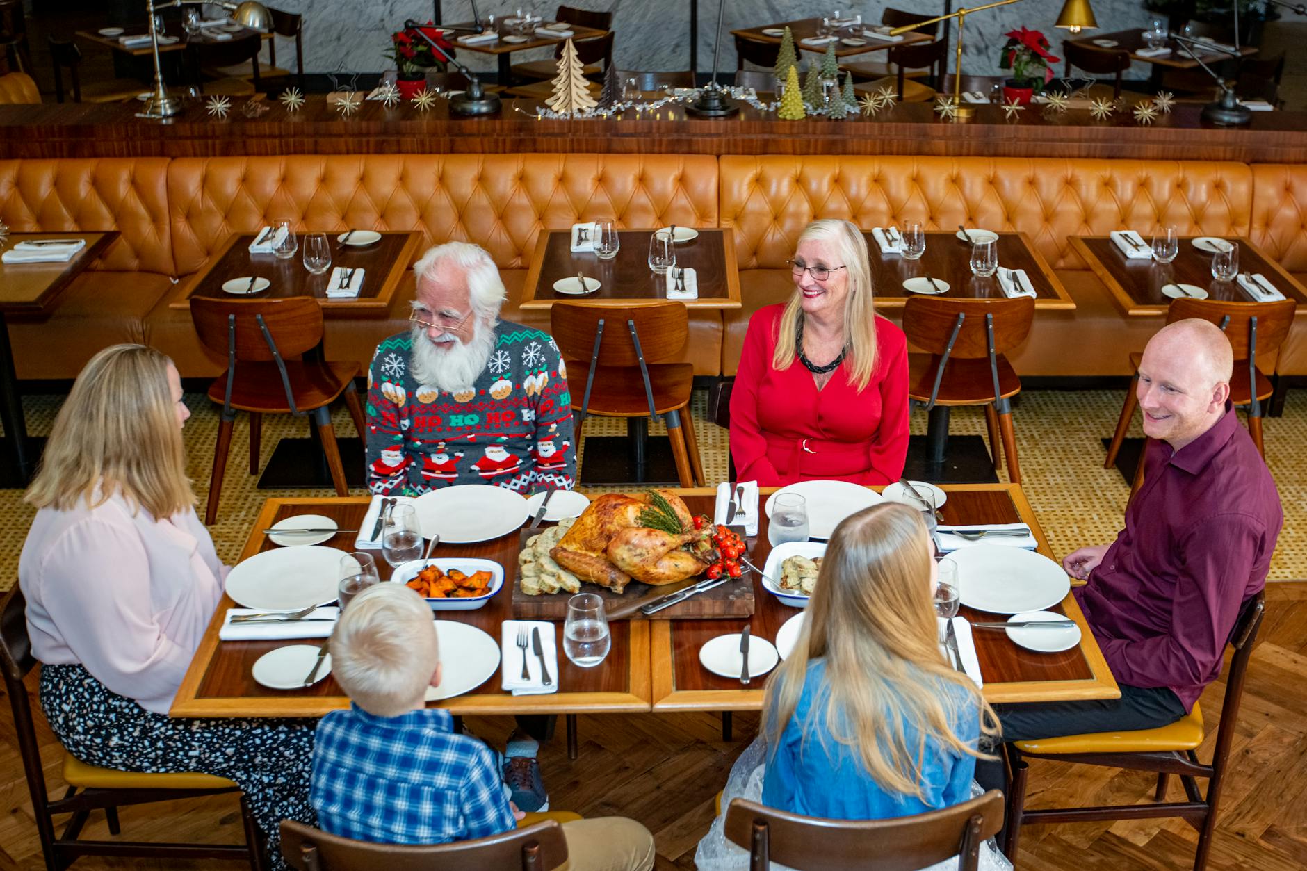 Family dining at Dublin restaurant
