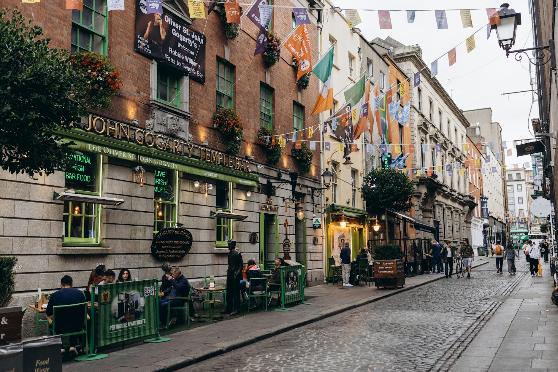 Temple Bar restaurant Dublin lunch