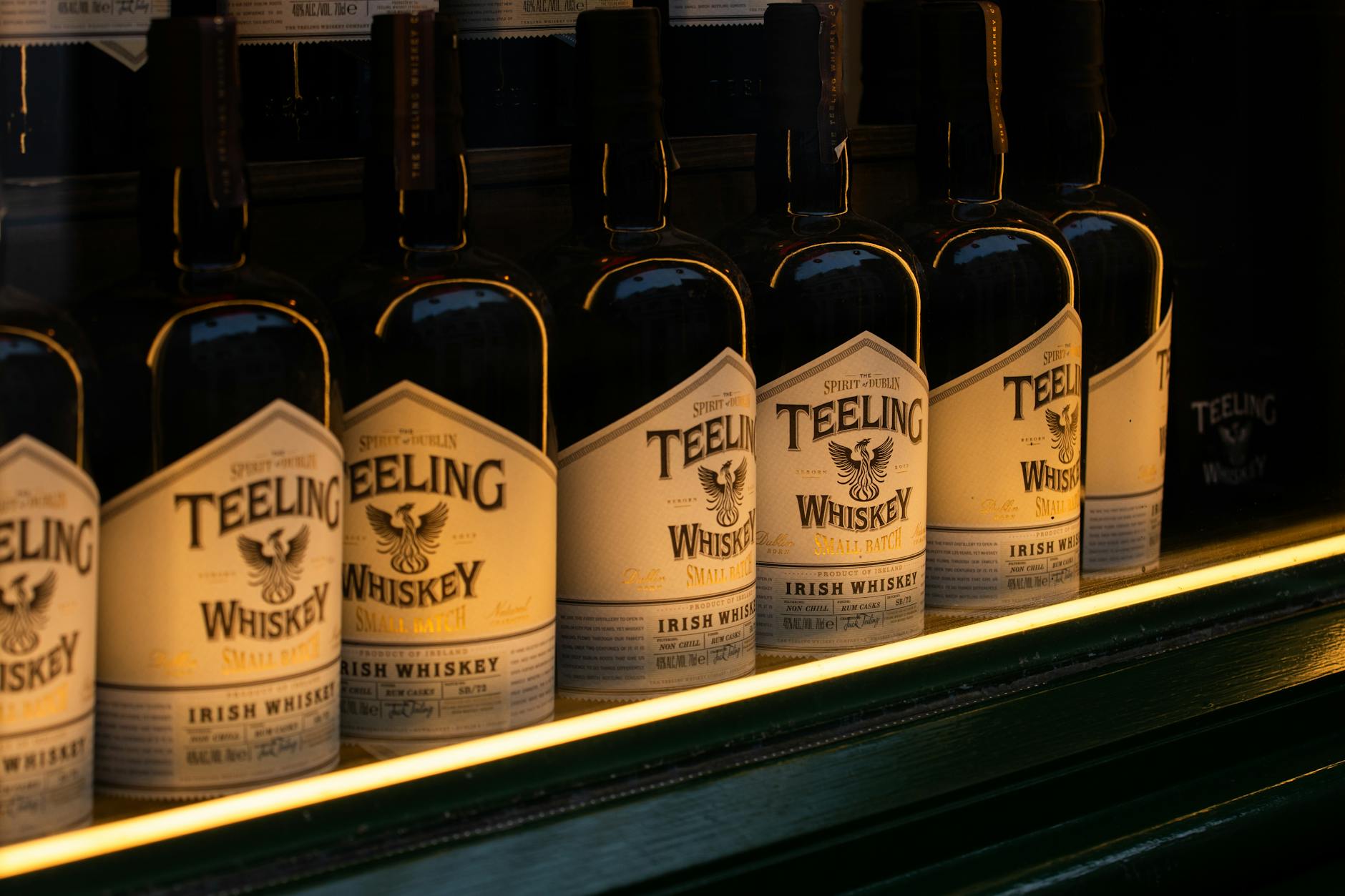 Irish whiskey bottles souvenirs