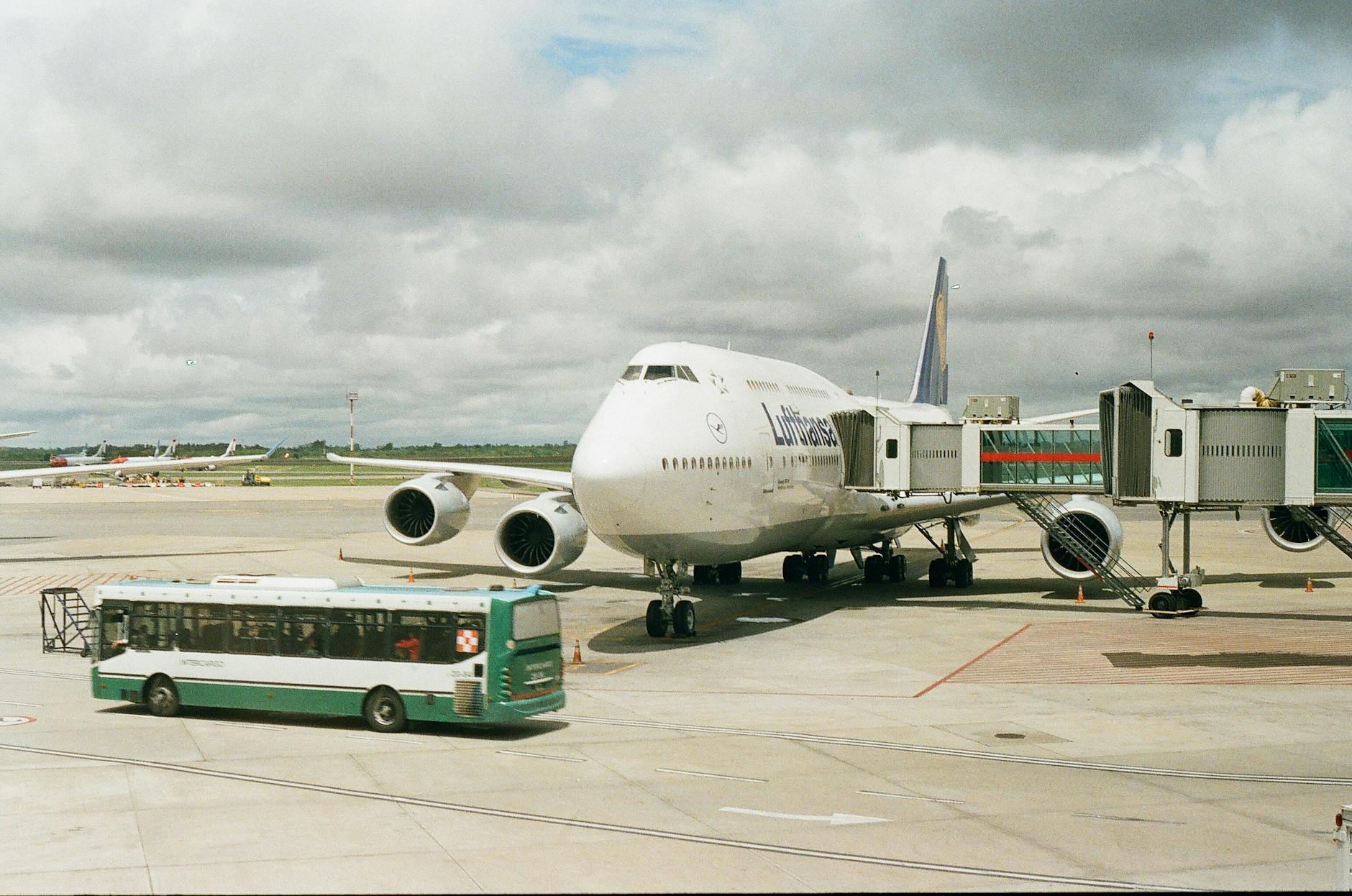 Airlink and Aircoach buses run between airport and city