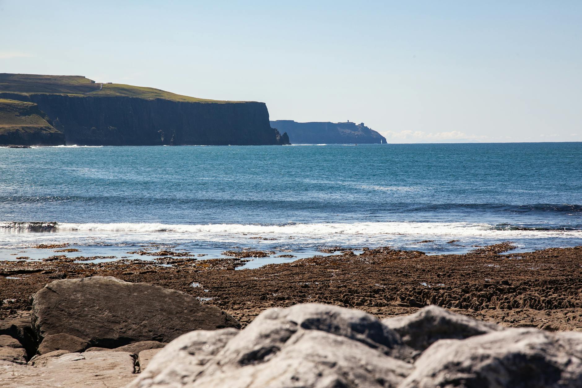 Irish Sea views from the cliff path