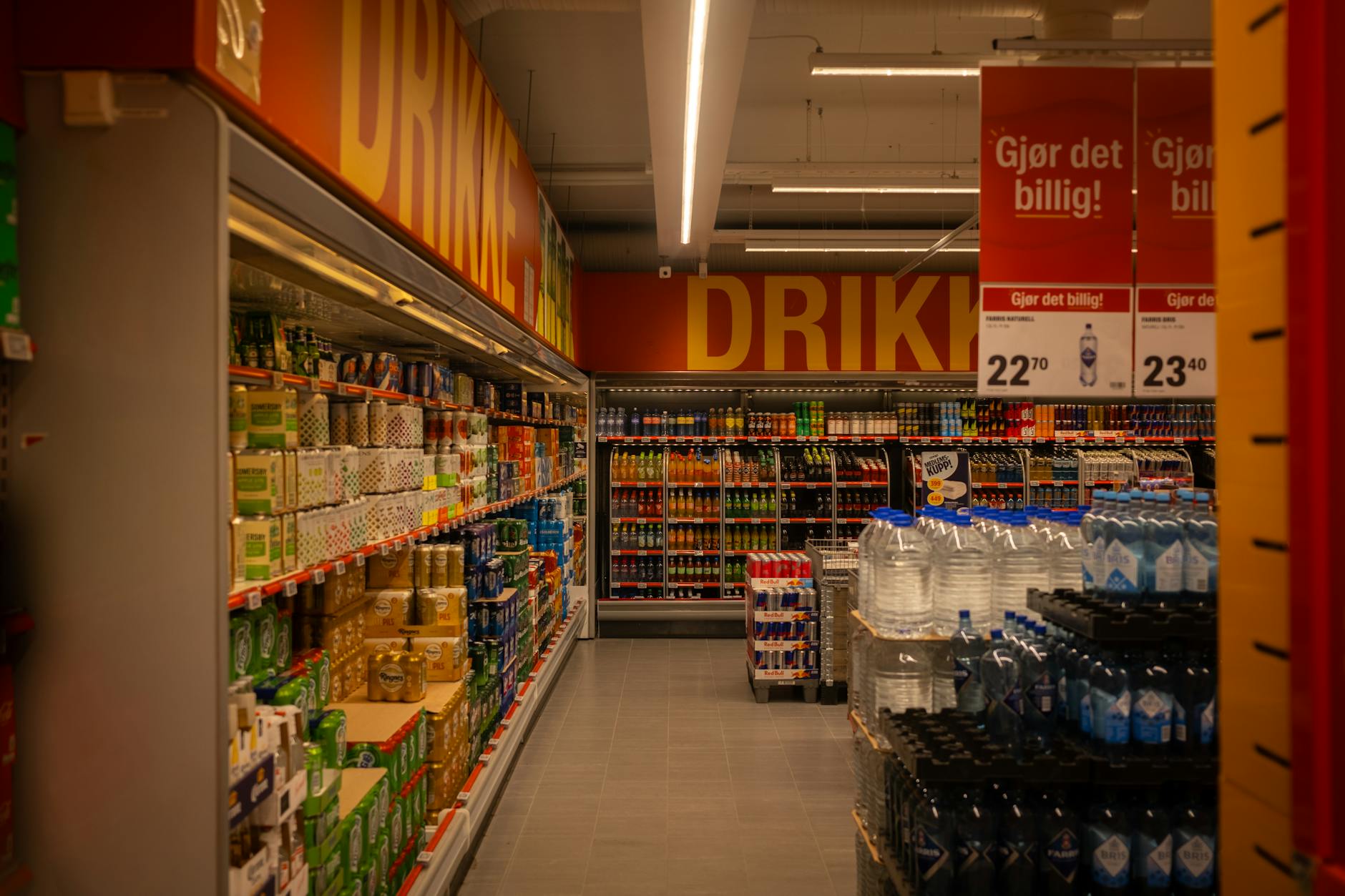 Self-catering from supermarkets