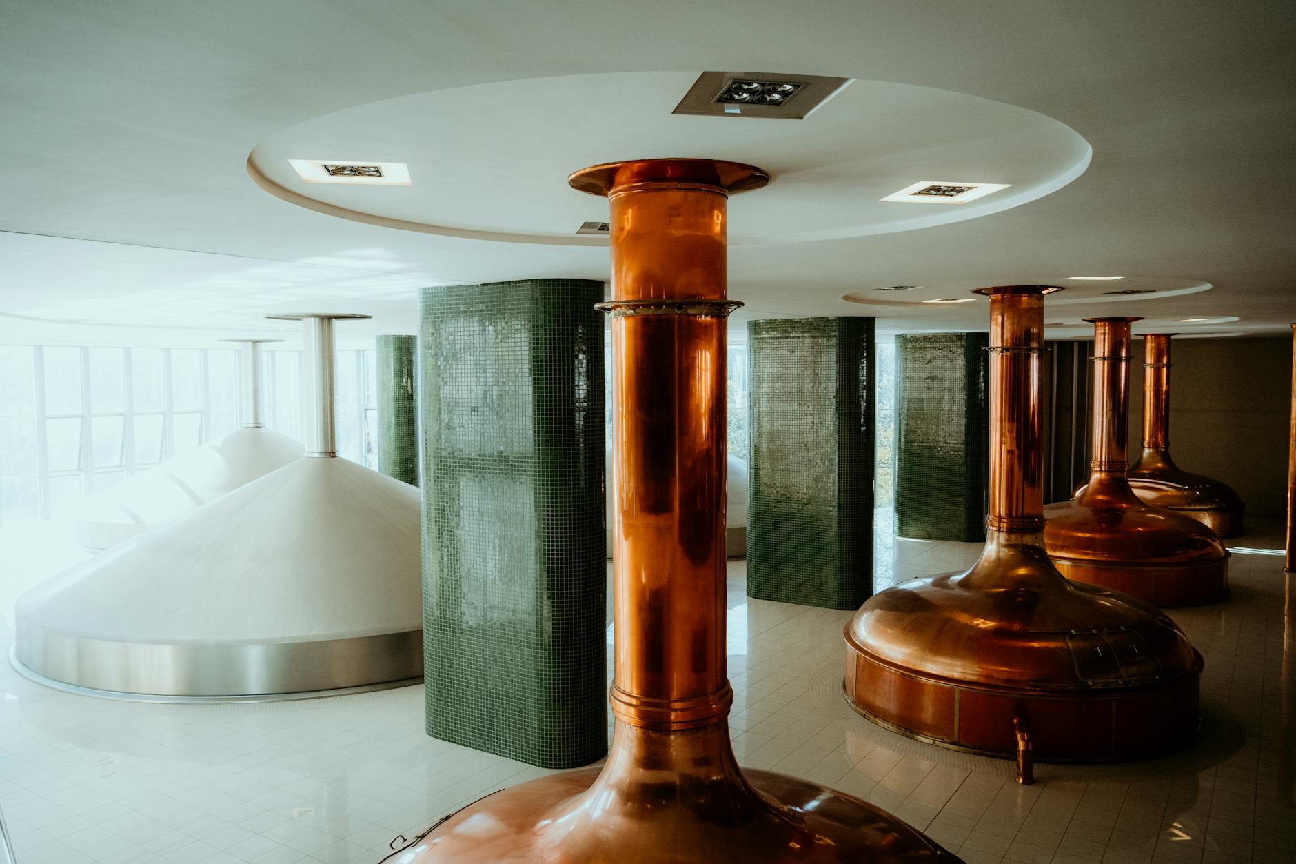The Guinness Storehouse traces seven floors of brewing history