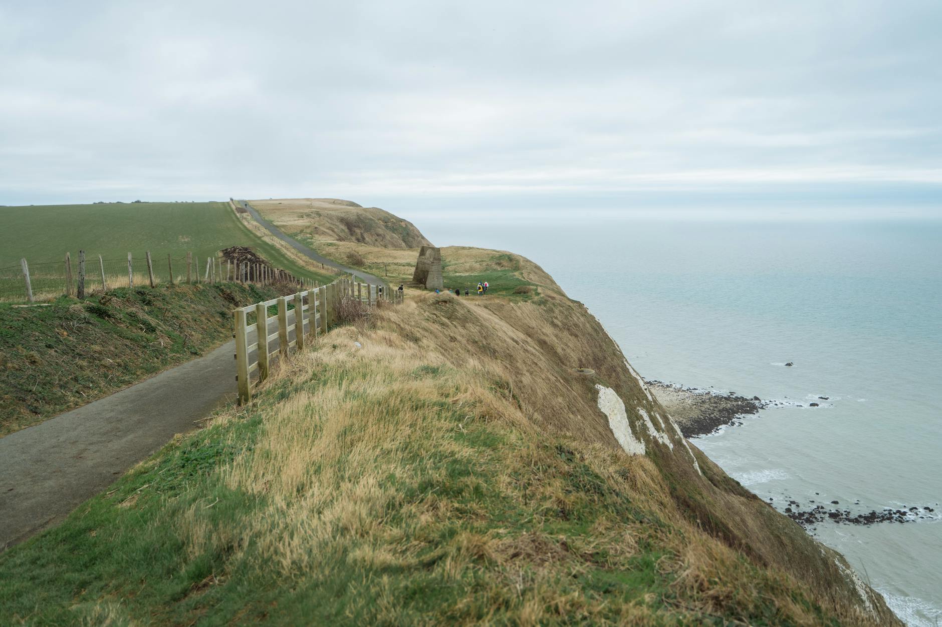 The Howth cliff trail traces dramatic sea cliffs