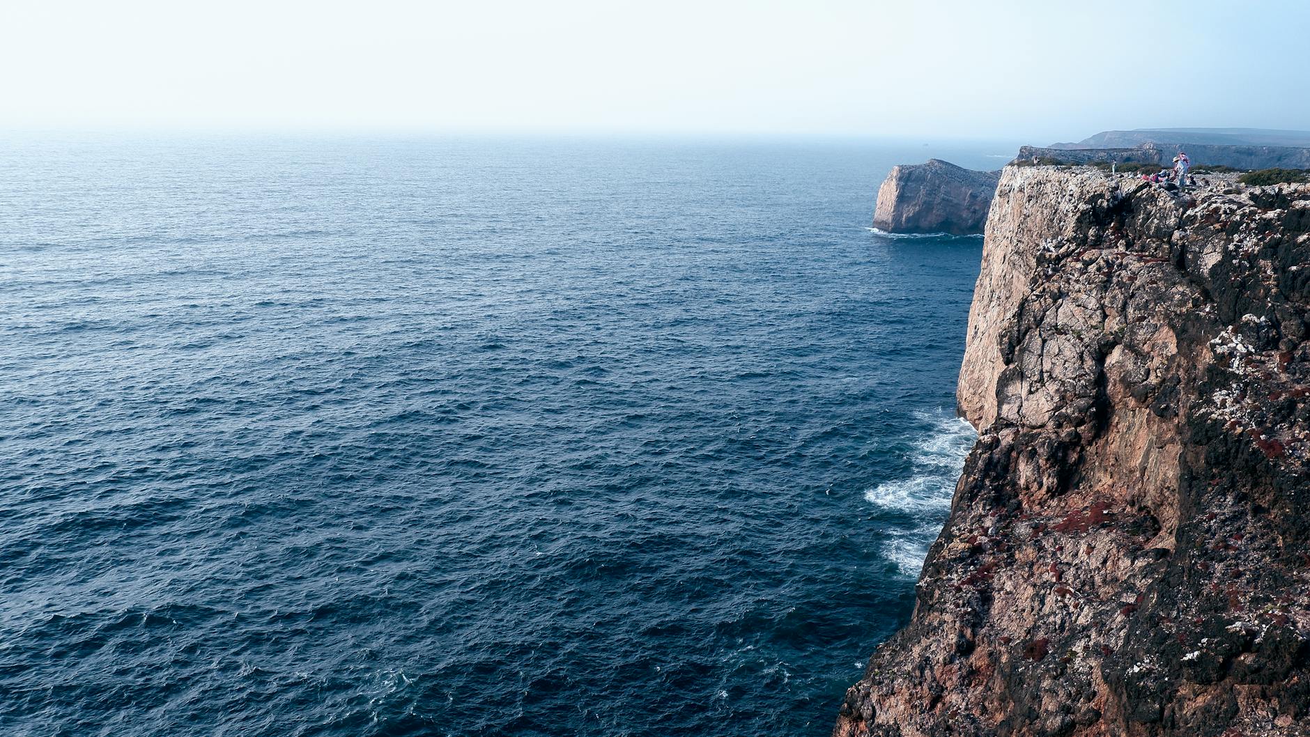 The 214-metre Cliffs of Moher rise above the Atlantic