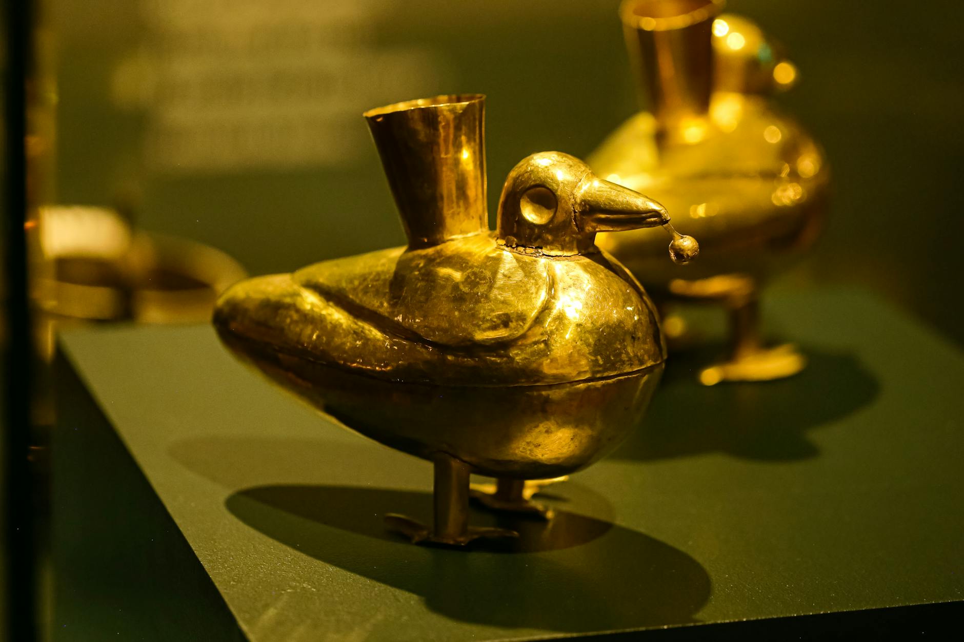 Celtic gold artefacts at the National Museum of Ireland