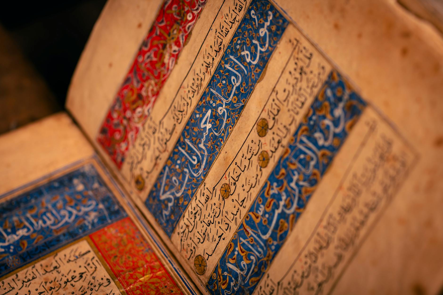 Manuscripts on display at the Chester Beatty Library