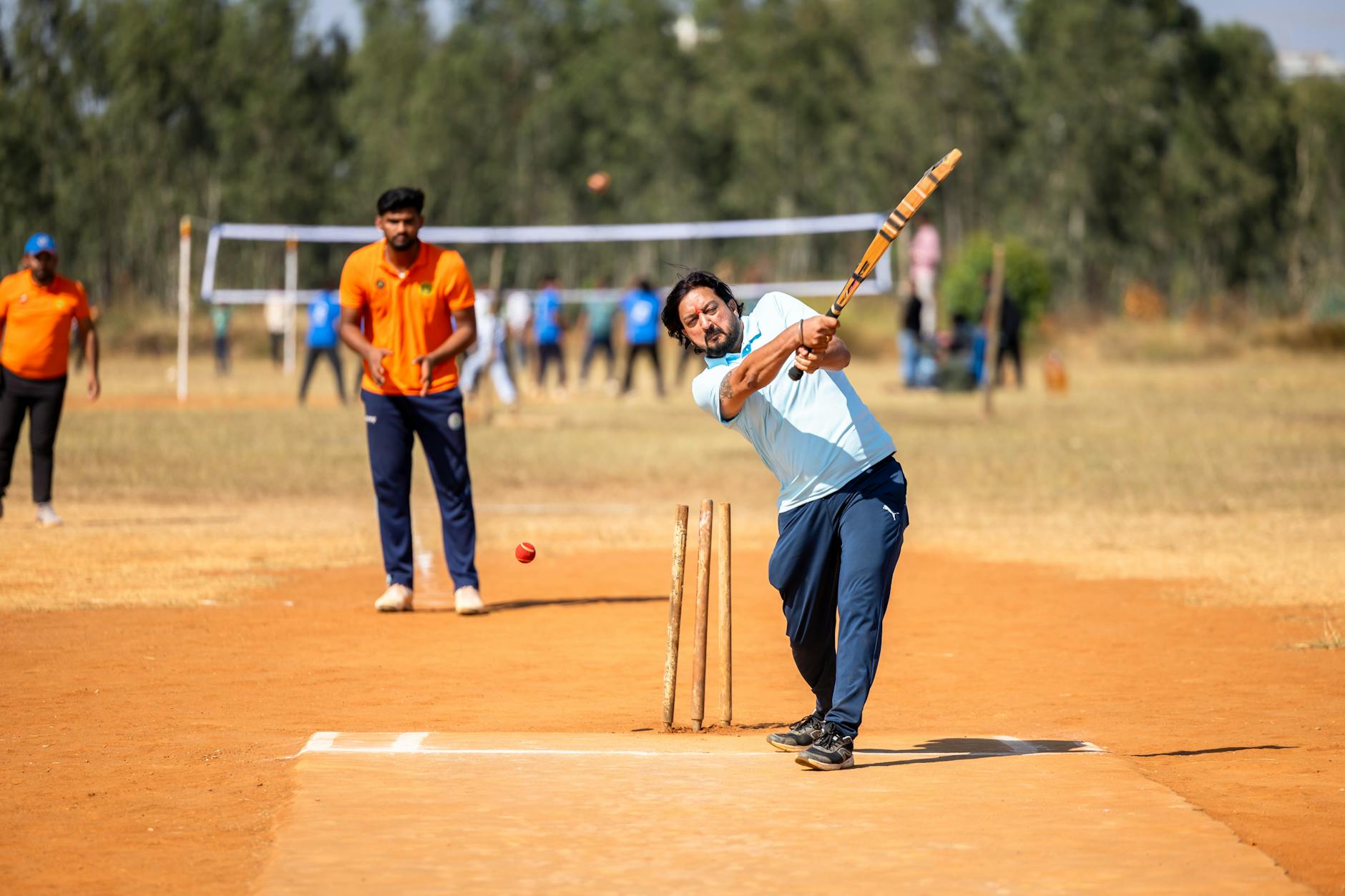 Sports facilities including cricket and polo pitches in Phoenix Park