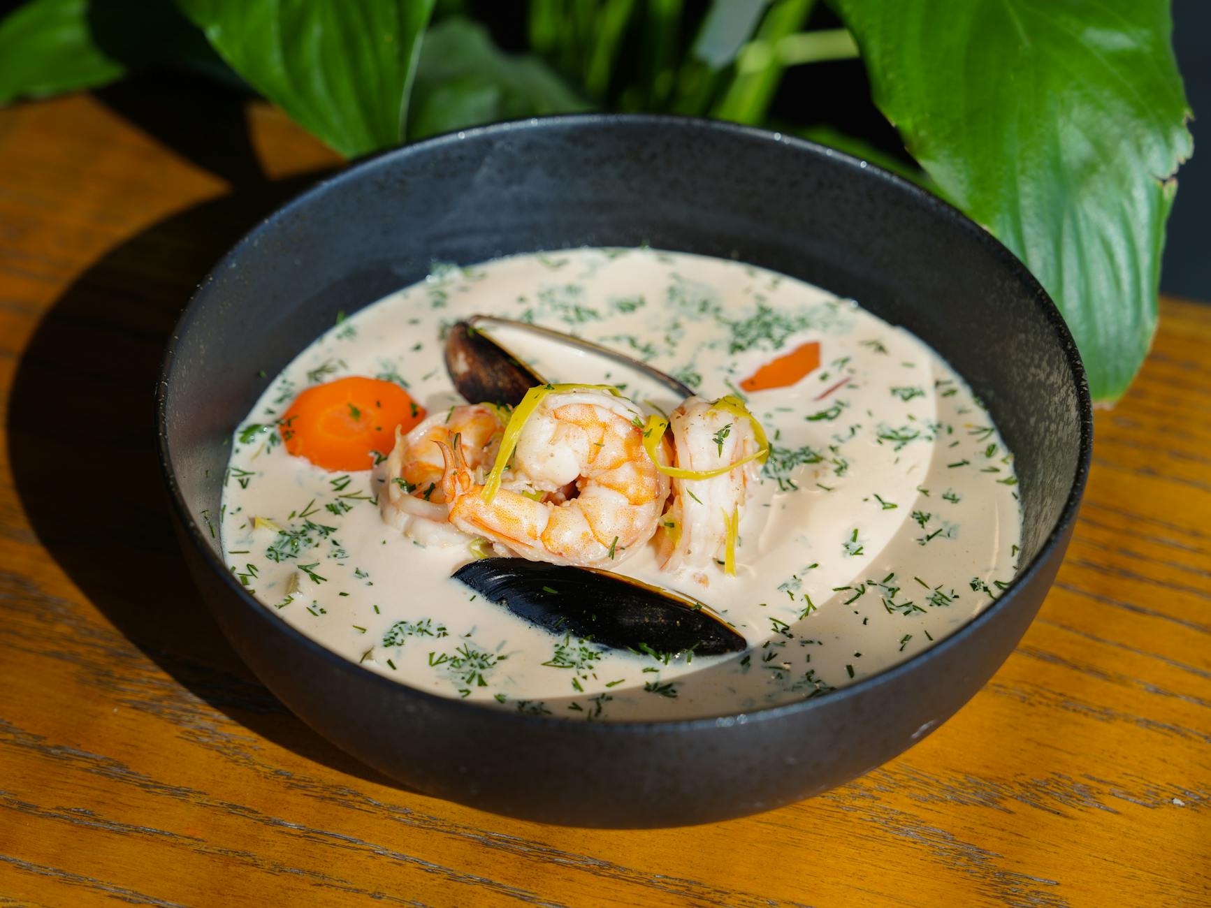 Seafood chowder is Ireland's coastal classic