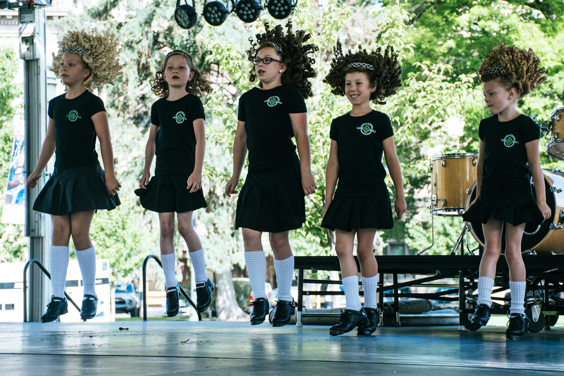 Traditional Irish dancing and music