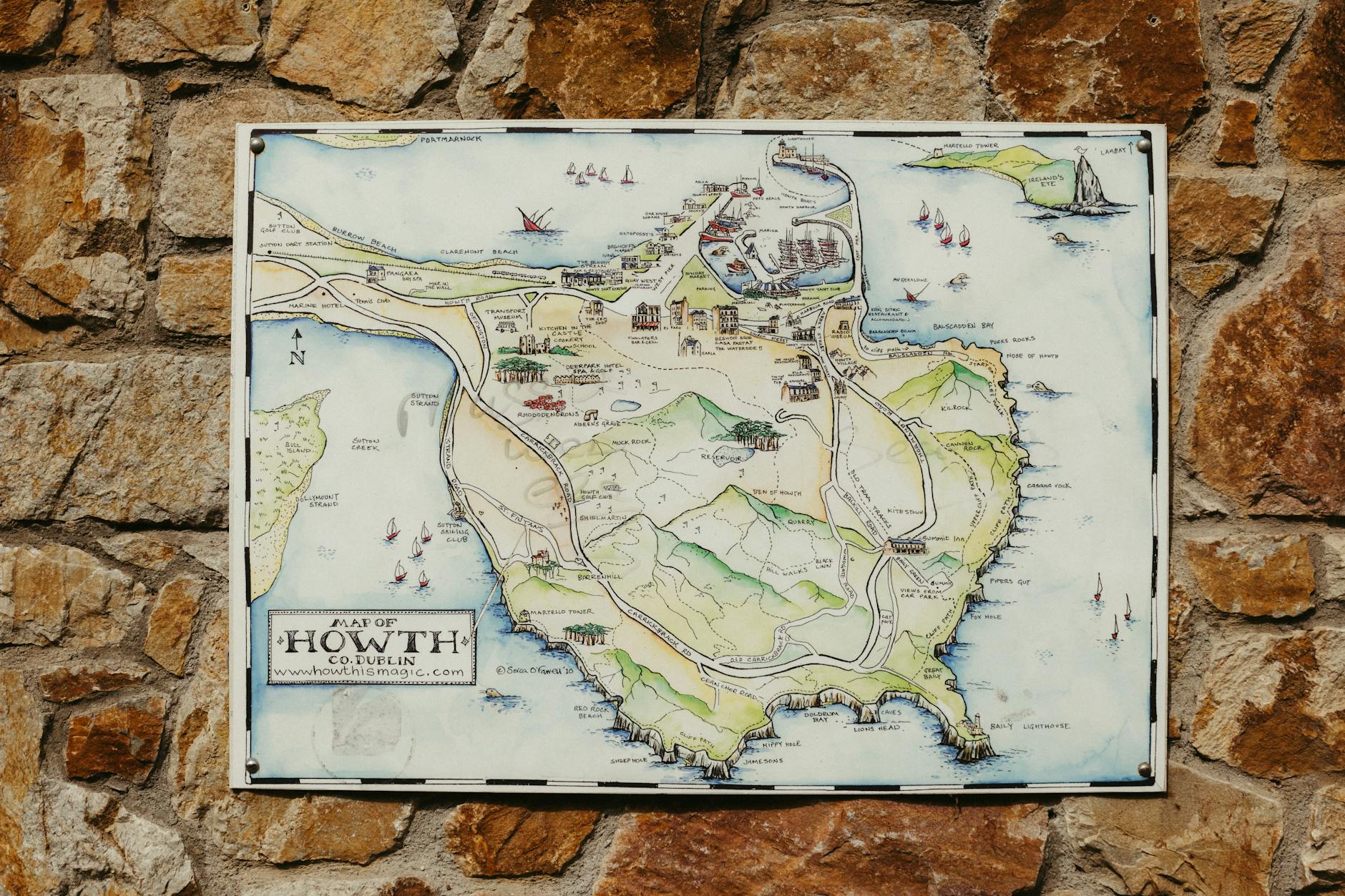 Howth fishing village - half-day trip